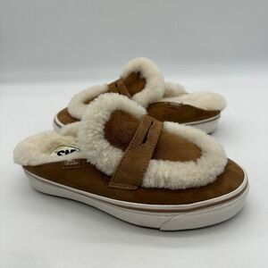 Vans 507452 Womens 6.5 Mens 5 Shearling Style 53 Cozy Mule DX Sherpa Suede Shoes